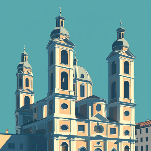 Frauenkirche Lugo Vector Graphic