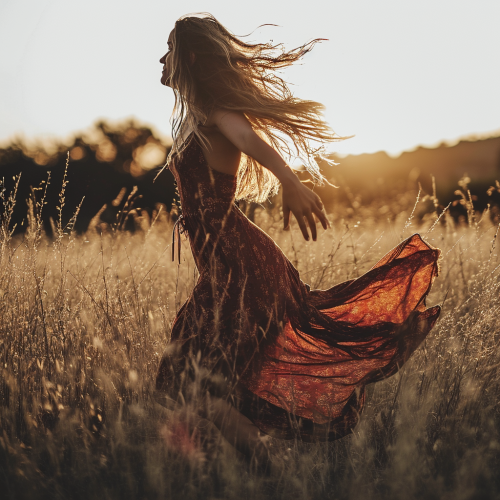 Image of a Free Spirit Dancing