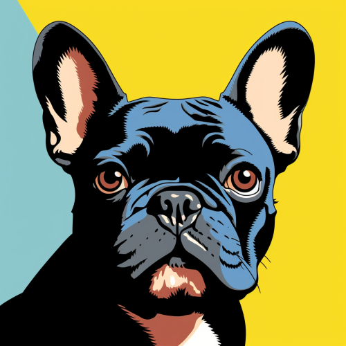 Playful French Bulldog by Hergé Playful French Bulldog by Hergé