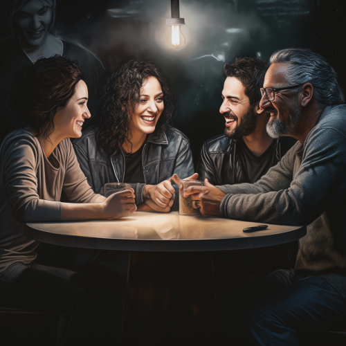 Group of Friends Having Fun