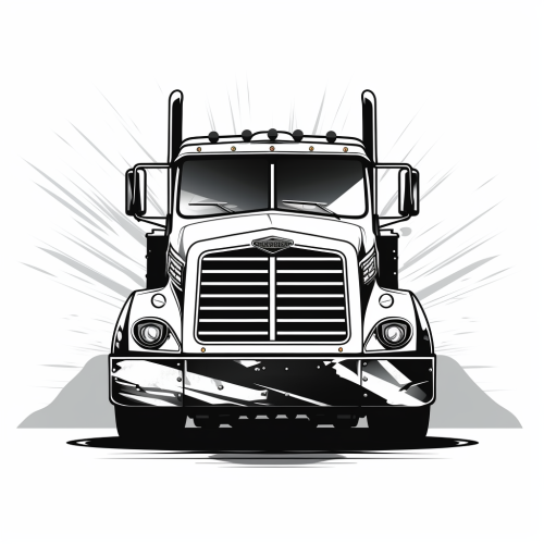 Front tow truck on a lane