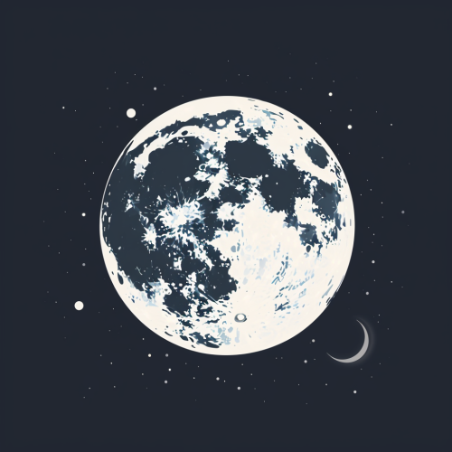 Full Moon Logo Image Design
