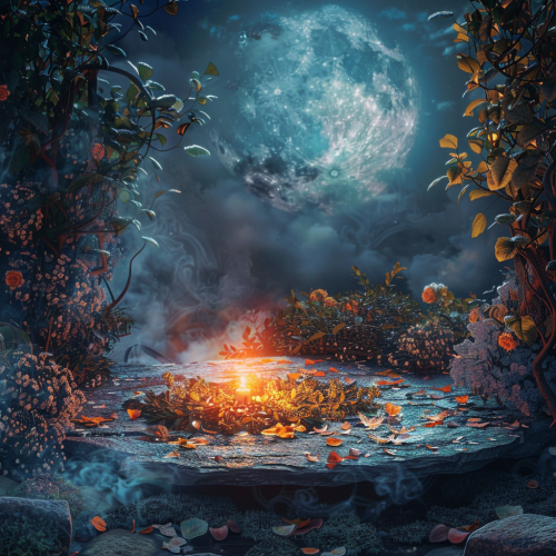 Vibrant Full Moon Witchcraft Ritual
