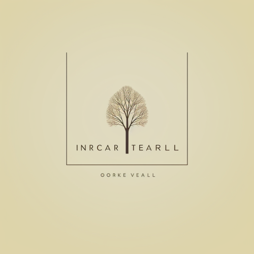 Minimalistic funeral music logo design