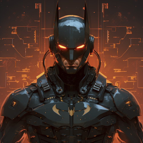 Future Batman in action