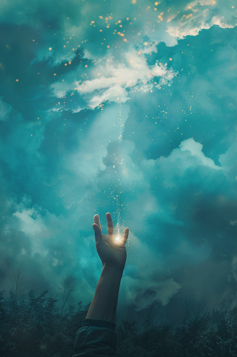 Future Hope Poster Symbolic Image Future Hope Poster Symbolic Image