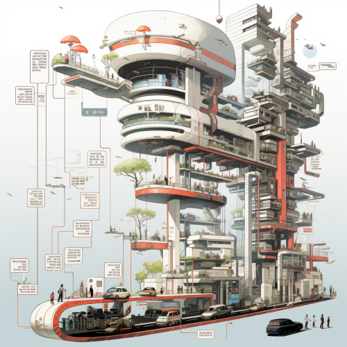 Future Urbanism Vertical 5 Minute City Micro Mobility