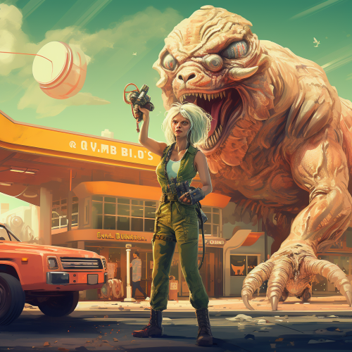 Woman fighting high gas prices