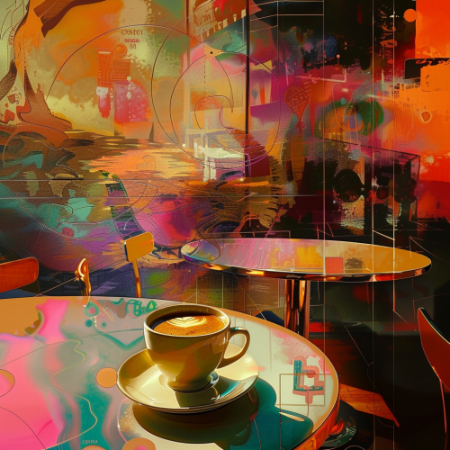 Jazz coffee table scene