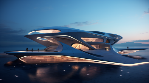 Futuristic steel chaos artwork