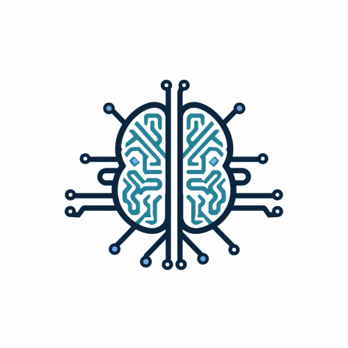 futuristic technology company logo design