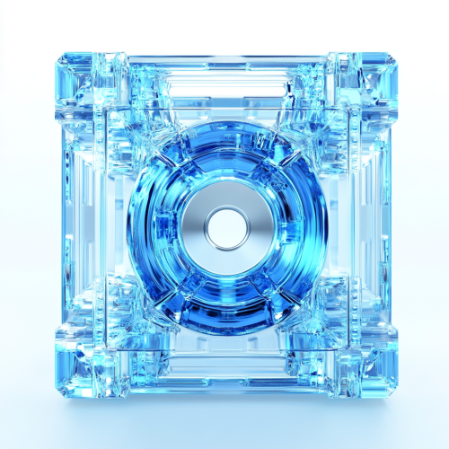 3D render silicon CD case