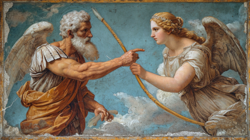 Gaia and Uranus in Greek Mythology