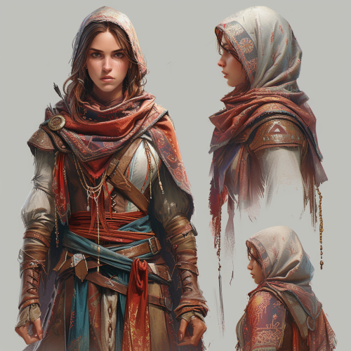 Game Character Reference Examples