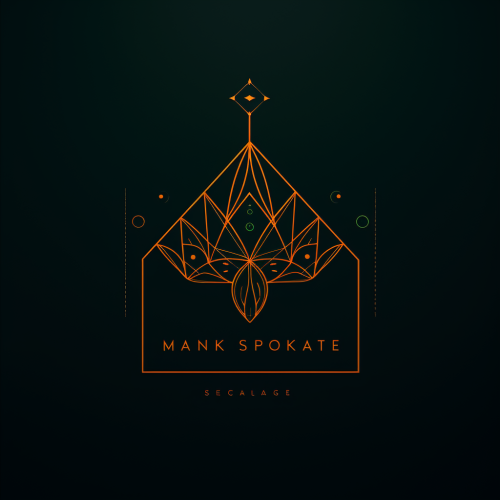 Minimalistic geometric logo for a spice store