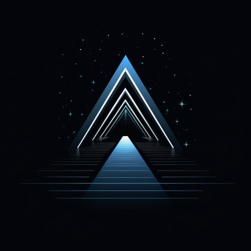 Geometric time tunnel entrance design