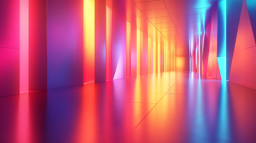 Colorful Geometry Design Background