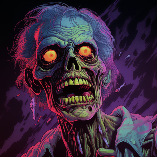 Male zombie in Georgia clothing