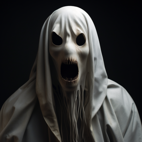 Terrifying Ghost Face Killer from Scream Movie
