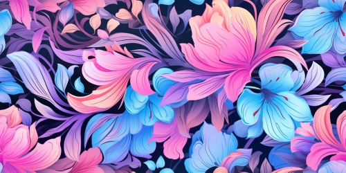 Girly colors pattern wallpaper