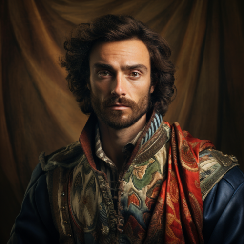 Giulio Cesare Portrait Looking Forward