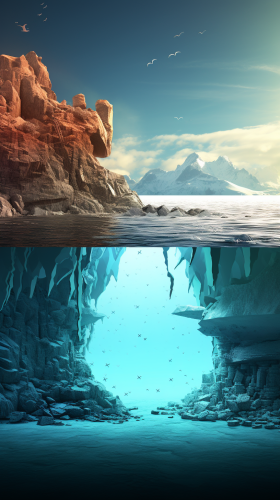 Melting glaciers raising sea levels