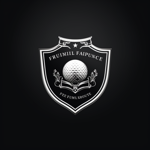 Elegant golf tournament championship ring image