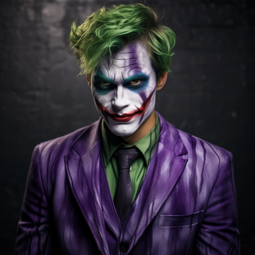 Friendly Joker with Face Paint Friendly Joker with Face Paint