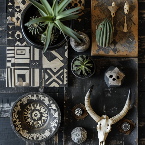 Goth Southwest Interior Mood Board