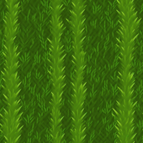 Minimalistic green grass pixel art pattern