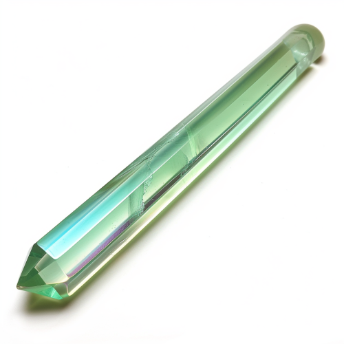 Green Crystal Rod Iridescent