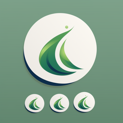 Simple and Nature-inspired Green Transition Logo
