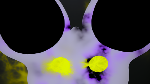 Small grey mouse nibbling on yellow cheese