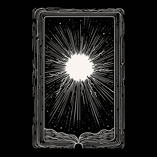 Sci-fi Woodcut Page Border