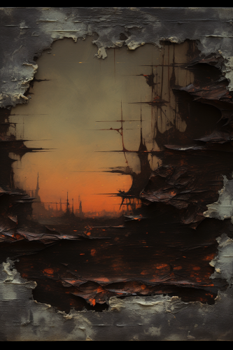 Dark fantasy life bar card