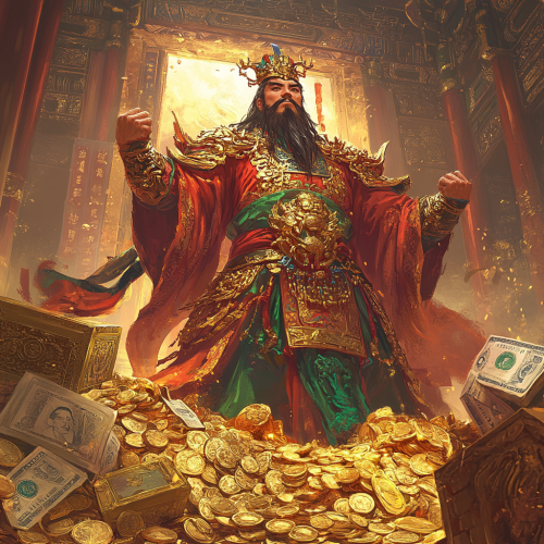 Guan Yu confident in treasure vault Guan Yu confident in treasure vault