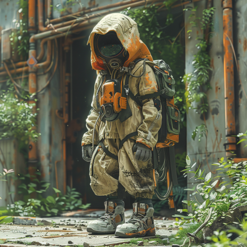 Chameleon Anime Cyberpunk Character