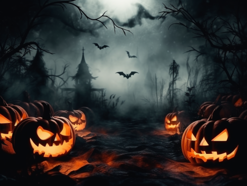 Halloween abstract image with dark atmosphere Halloween abstract image with dark atmosphere