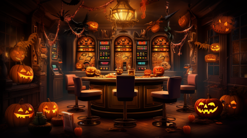 Halloween casino with creepy crawlies