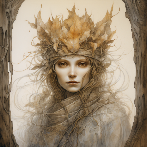 Hand Drawn Frame by Brian Froud