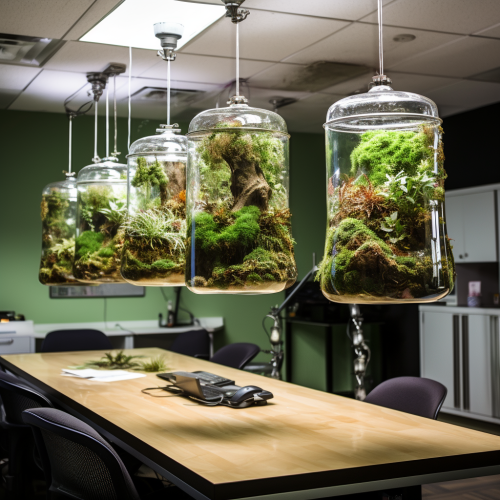 Hanging Ceiling Office Terrarium Decor