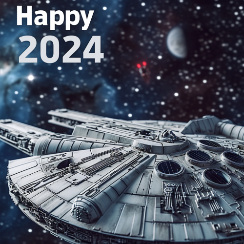 Happy 2024 in Star Wars style