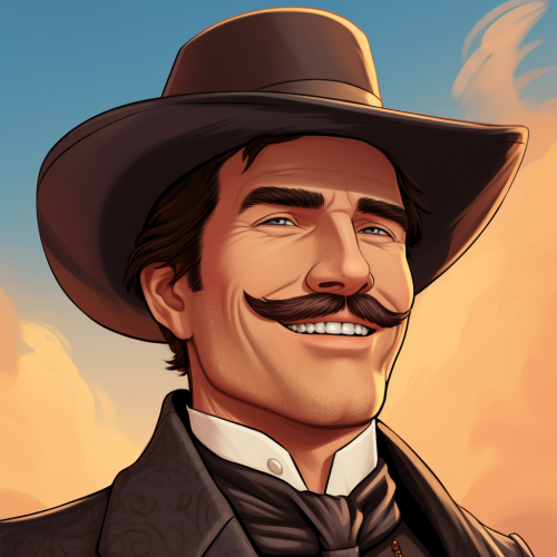 Happy cartoon Doc Holliday