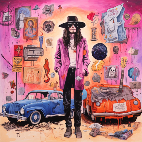 Teenage folk singer selling his soul at the crossroads