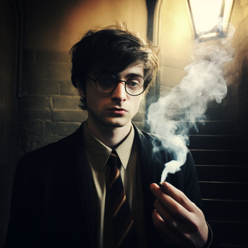 Harry Potter Smoking Cigarette iPhone 6 Camera