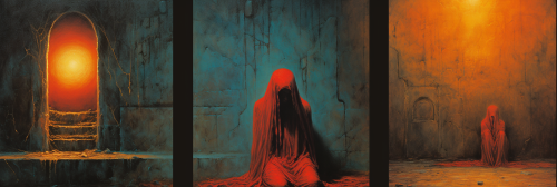 Haunting Street Life Suffering Art