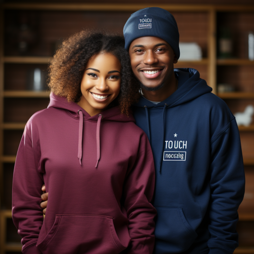 HBCU students in school apparel mockup