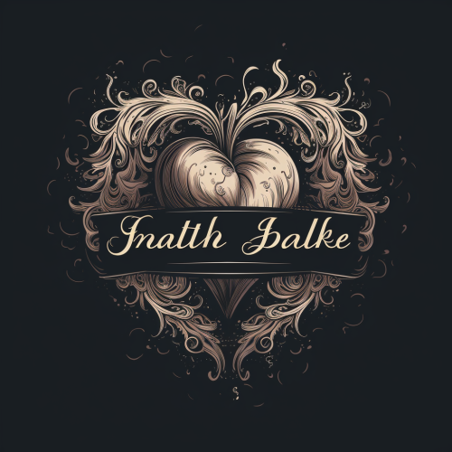 Logo of a chef grilling and smoking Logo of a chef grilling and smoking