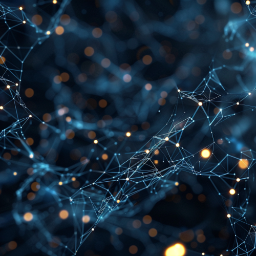 futuristic hedera hashgraph technology concept