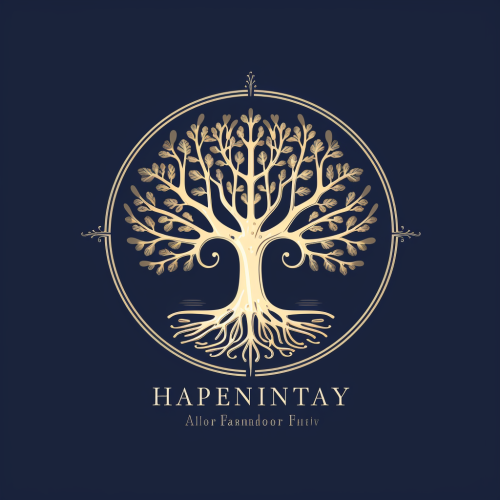 Craftsman-style logo for Henry Family Publishing